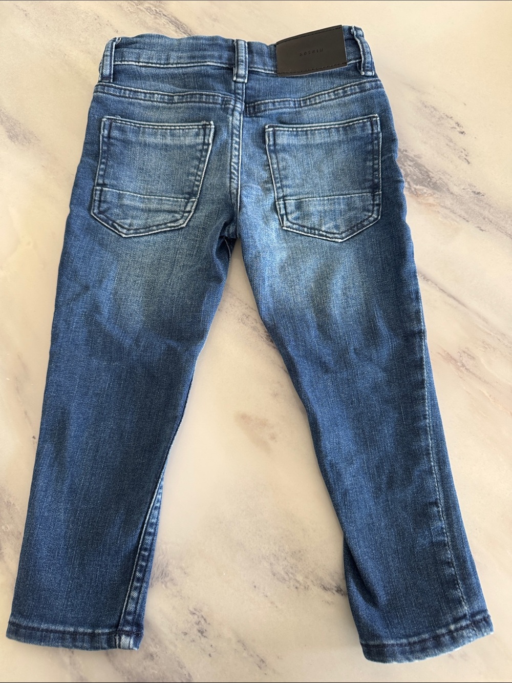 Kids' Blue Denim Jeans - Classic Stretch Fit - size 2/3